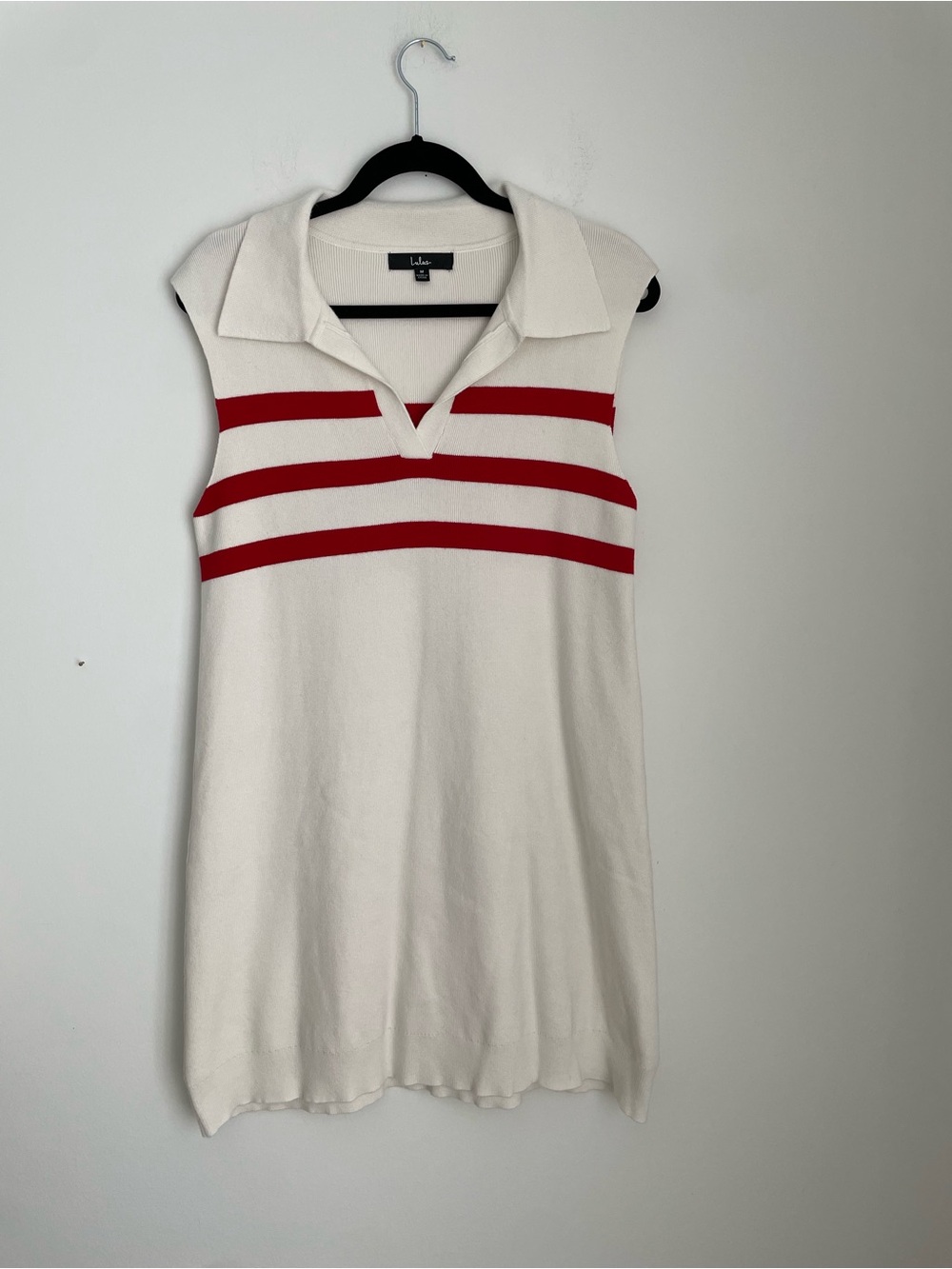 Lulus preppy collared sweater dress